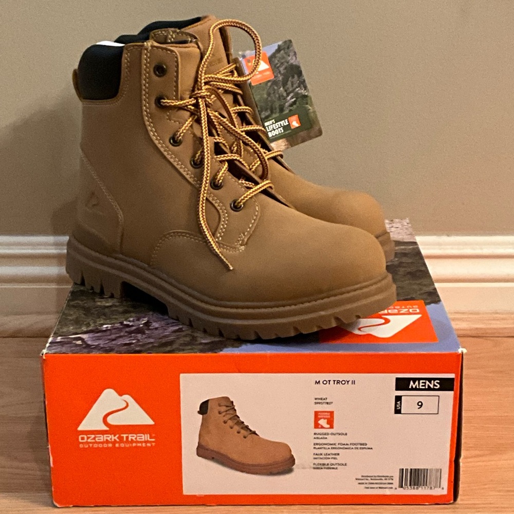 Ozark Trail Men’s Troy Boots 9 - Picture 2 of 7